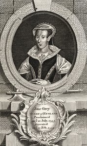 Lady Jane Grey (1537-54) de English School